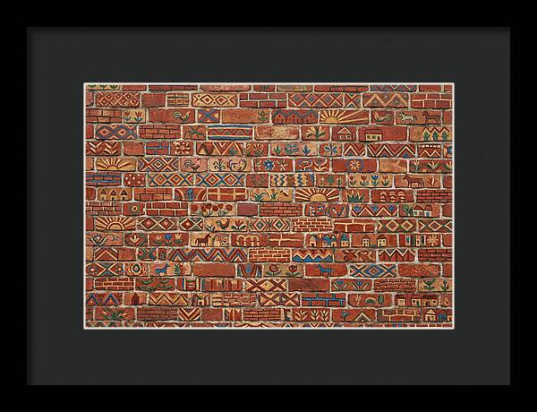 Folk Art Brick Wall