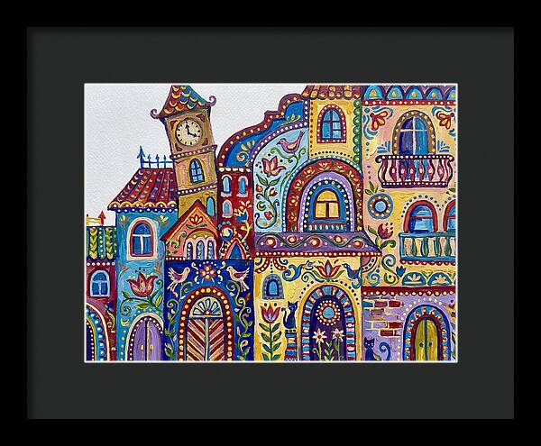 Folk Art Building Facade