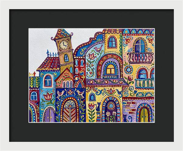 Folk Art Building Facade