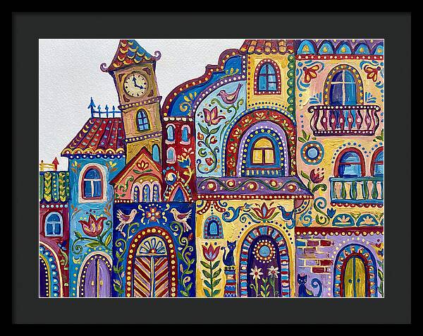 Folk Art Building Facade