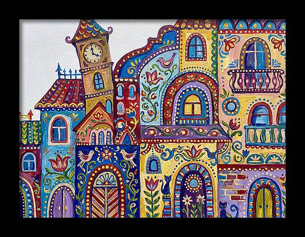 Folk Art Building Facade