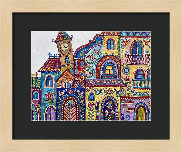 Folk Art Building Facade