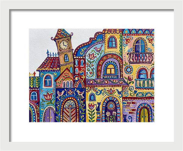 Folk Art Building Facade