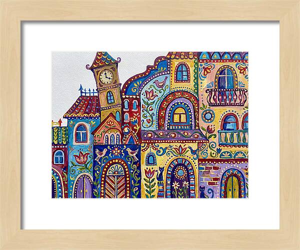 Folk Art Building Facade