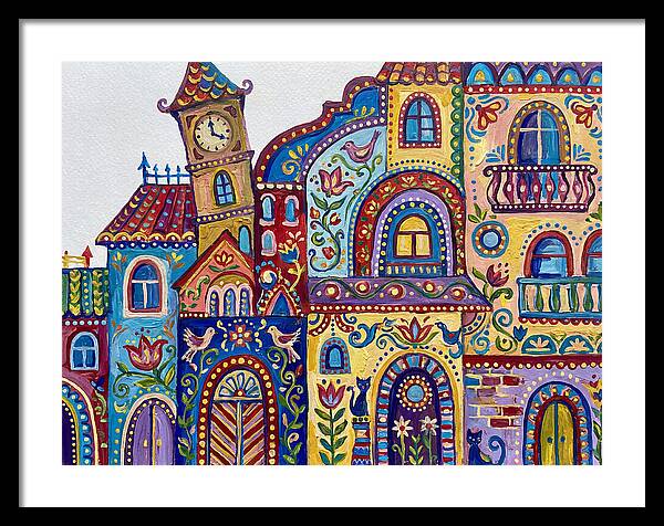 Folk Art Building Facade