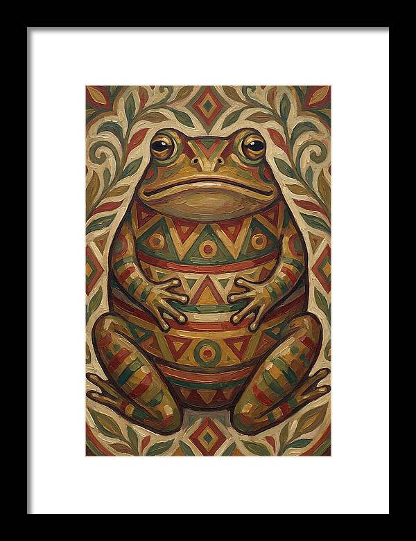 Folk Art Bullfrog