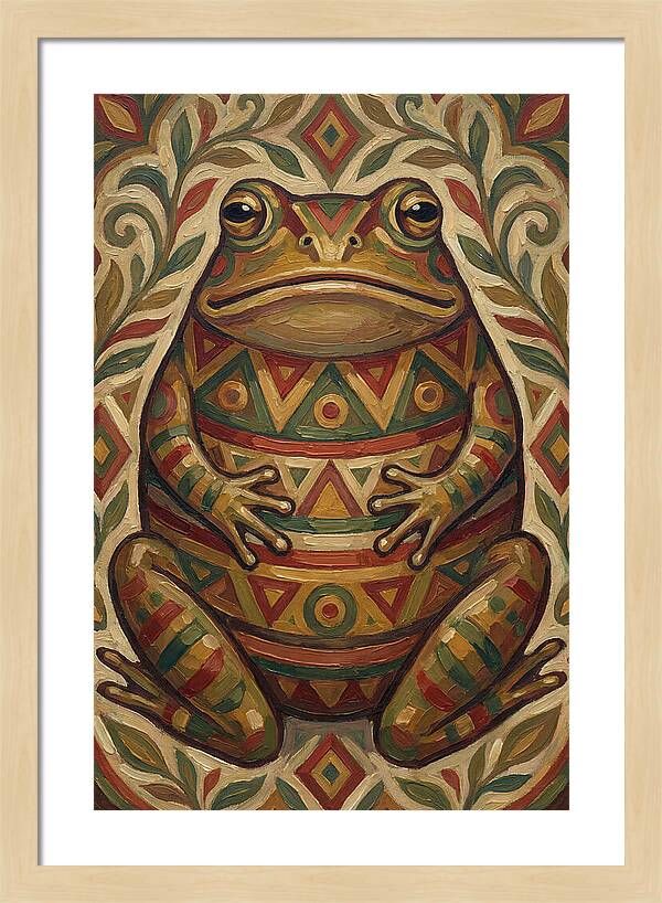 Folk Art Bullfrog