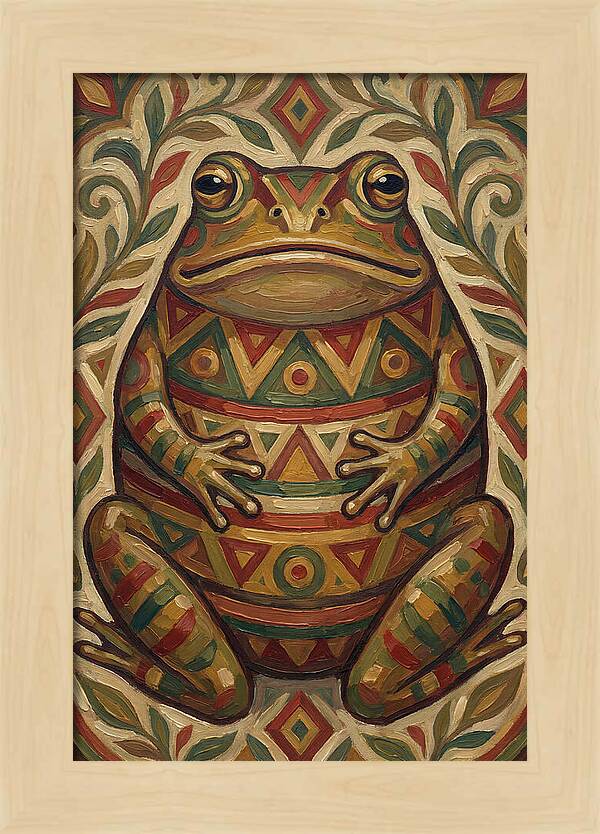 Folk Art Bullfrog
