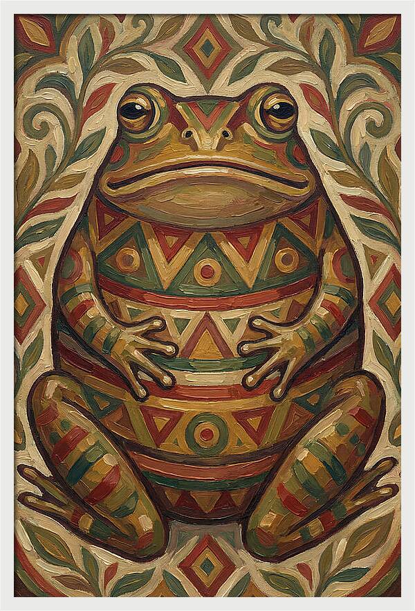 Folk Art Bullfrog