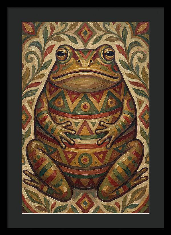 Folk Art Bullfrog