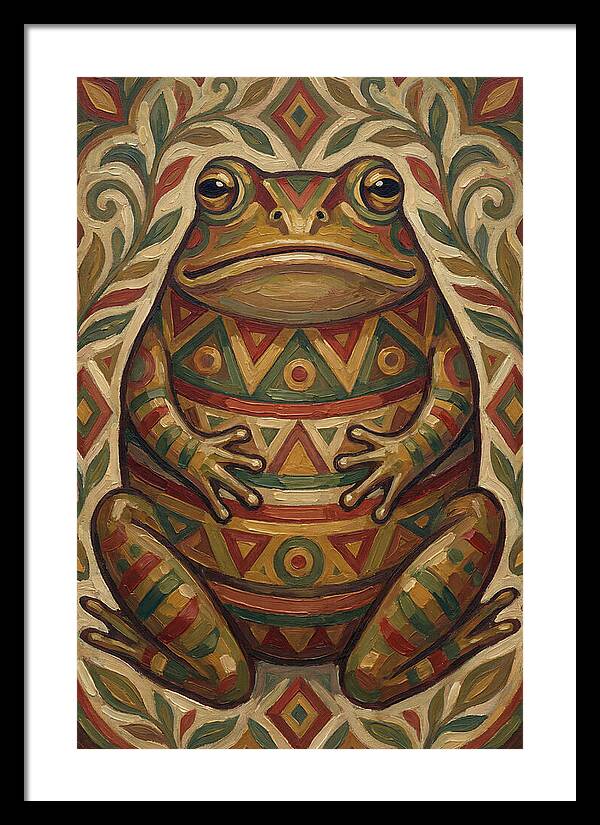 Folk Art Bullfrog