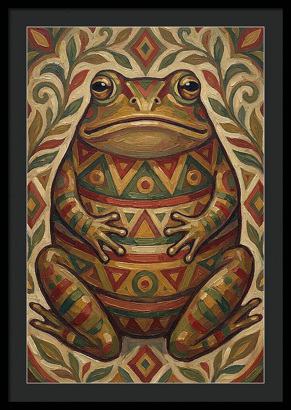 Folk Art Bullfrog