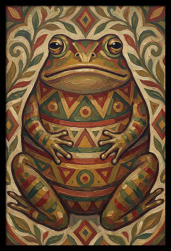 Folk Art Bullfrog