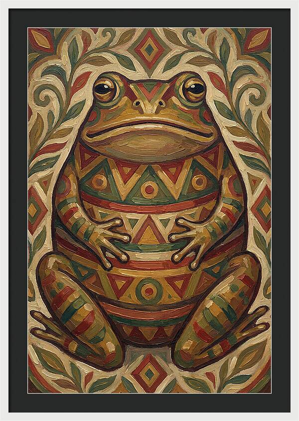 Folk Art Bullfrog