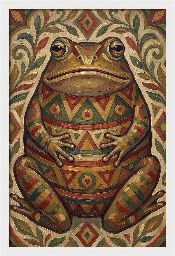 Folk Art Bullfrog