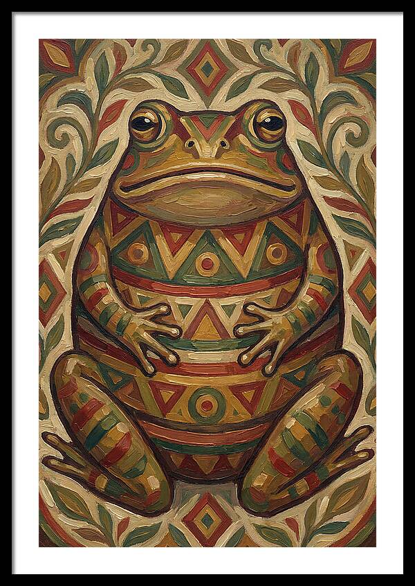 Folk Art Bullfrog