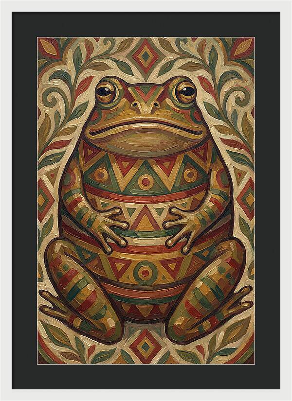Folk Art Bullfrog