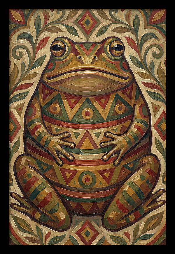 Folk Art Bullfrog