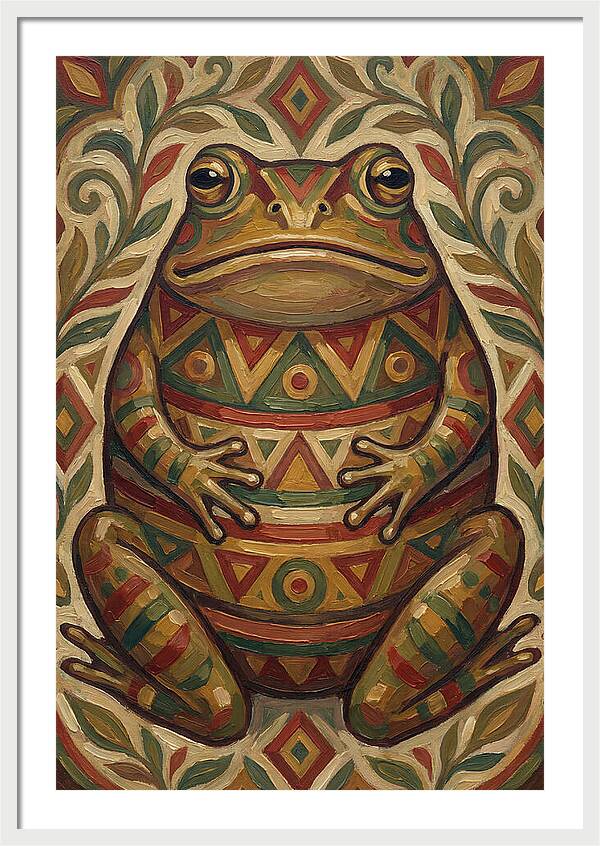 Folk Art Bullfrog