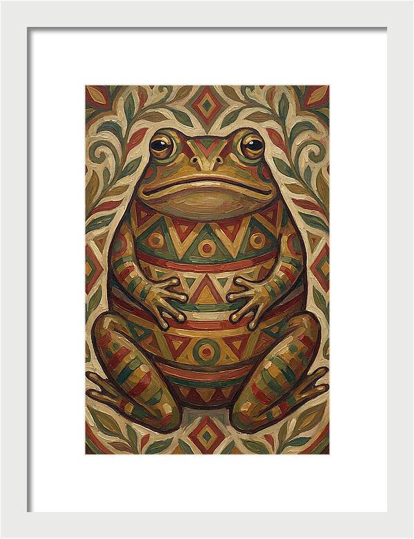 Folk Art Bullfrog