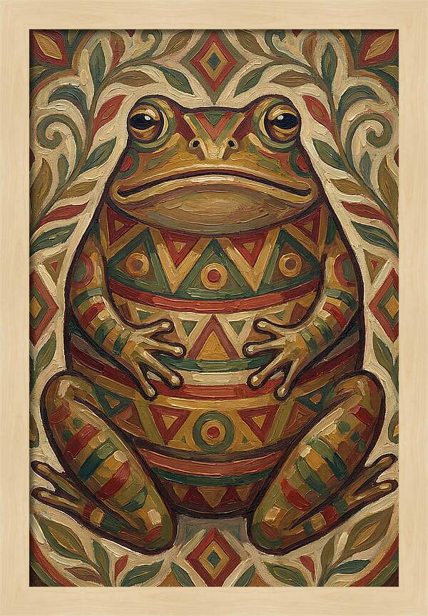 Folk Art Bullfrog