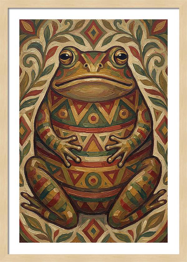Folk Art Bullfrog
