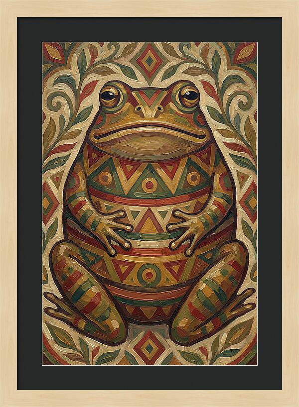 Folk Art Bullfrog