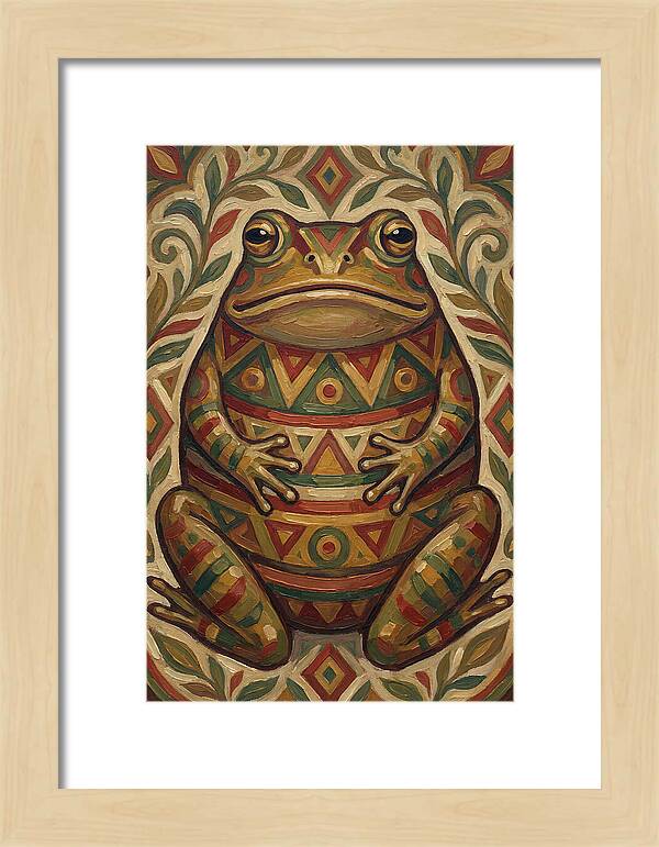 Folk Art Bullfrog