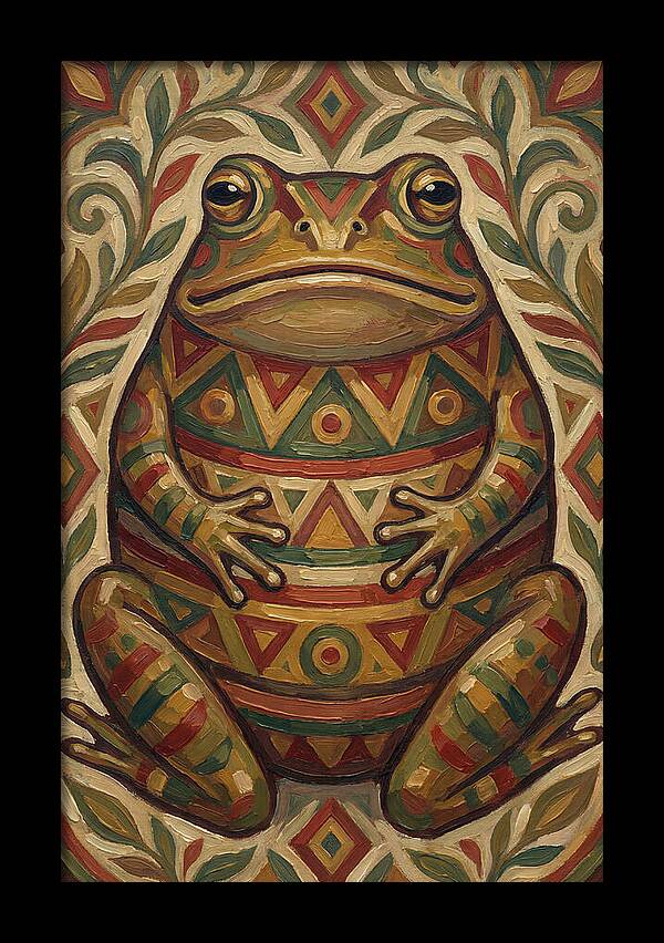 Folk Art Bullfrog
