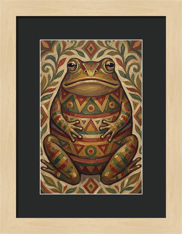 Folk Art Bullfrog