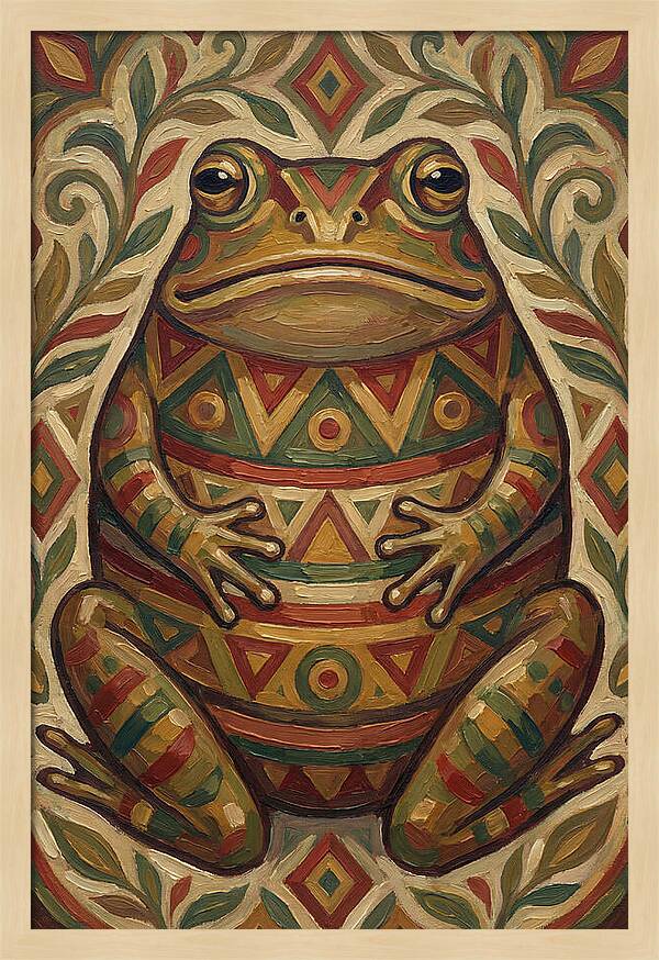 Folk Art Bullfrog