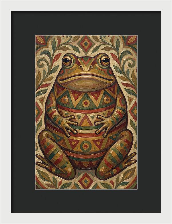 Folk Art Bullfrog