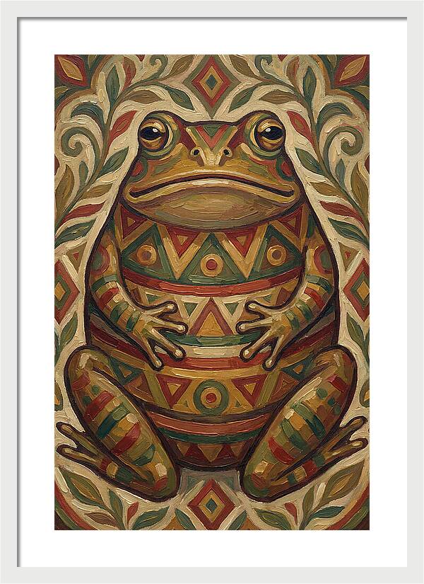 Folk Art Bullfrog