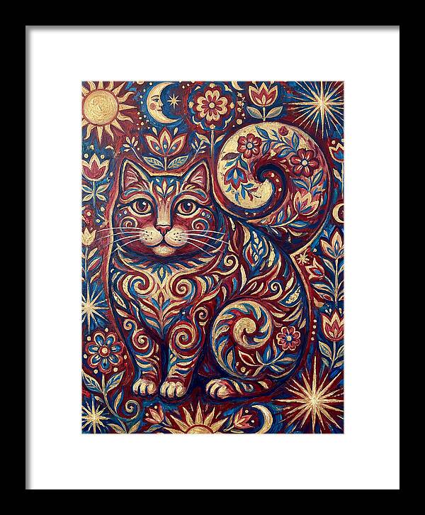Folk Art Cat
