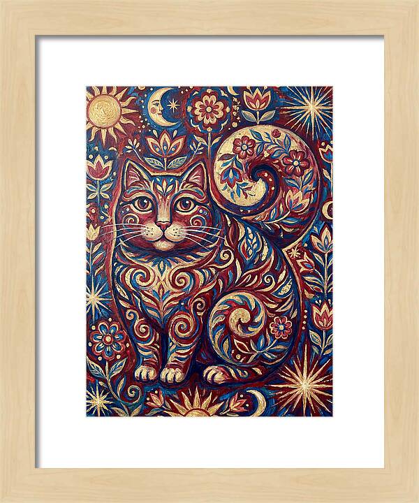 Folk Art Cat