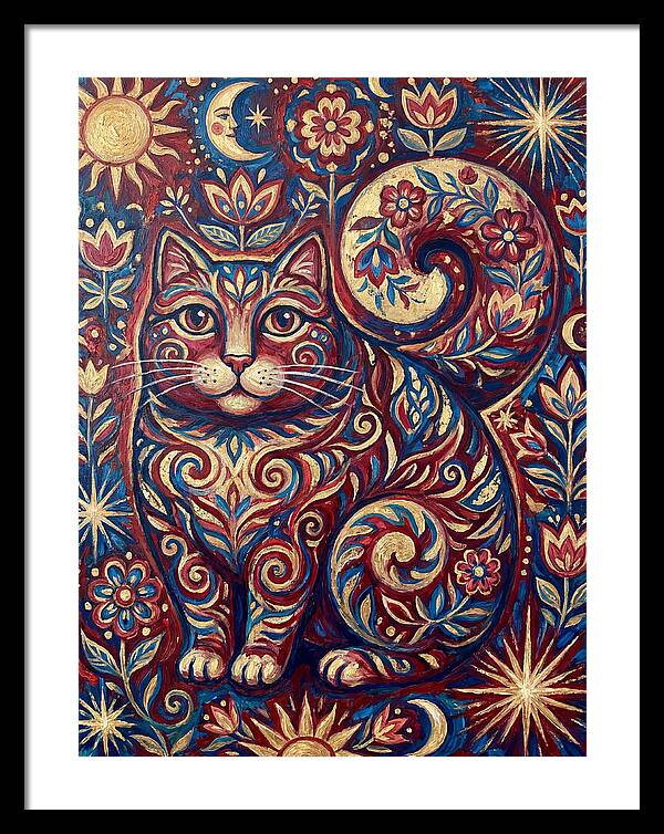Folk Art Cat