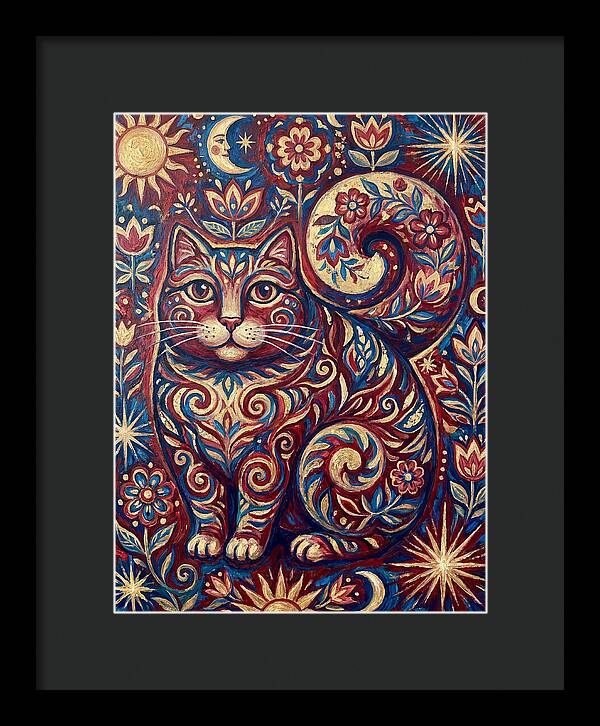 Folk Art Cat