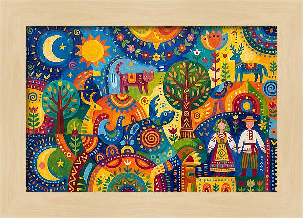 Folk Art Celebration Of Nature