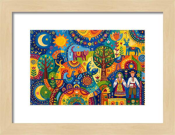 Folk Art Celebration Of Nature