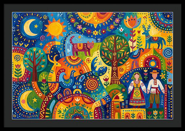 Folk Art Celebration Of Nature