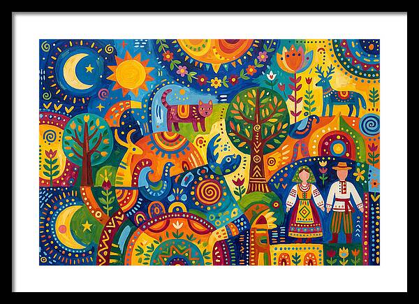 Folk Art Celebration Of Nature
