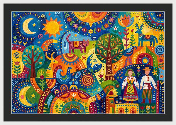 Folk Art Celebration Of Nature
