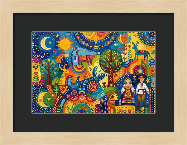 Folk Art Celebration Of Nature