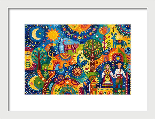 Folk Art Celebration Of Nature