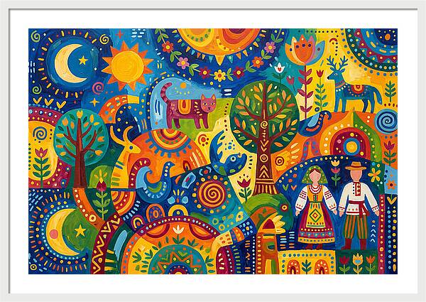 Folk Art Celebration Of Nature