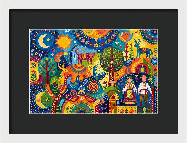 Folk Art Celebration Of Nature