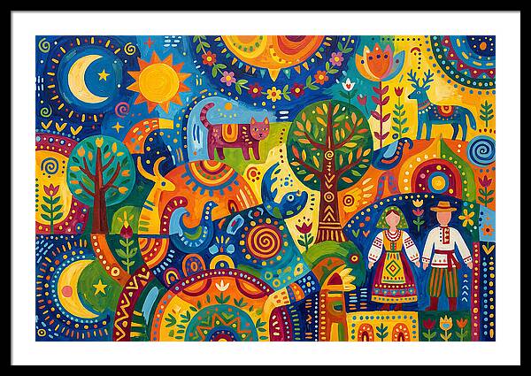Folk Art Celebration Of Nature