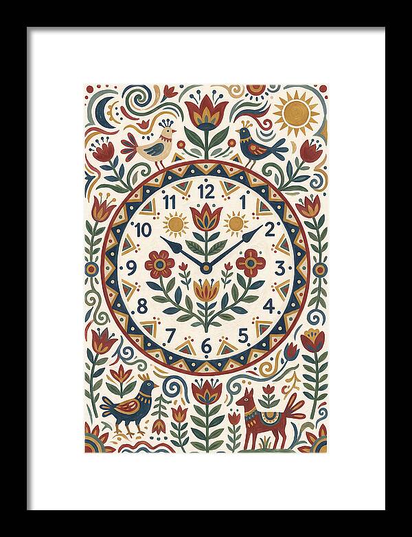 Folk Art Clock