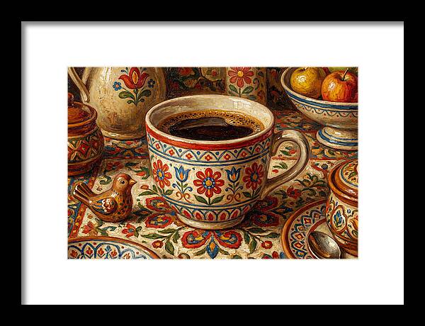 Folk Art Coffee Moment