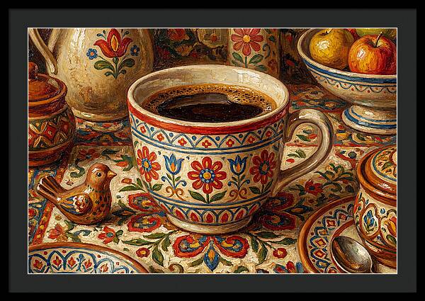 Folk Art Coffee Moment